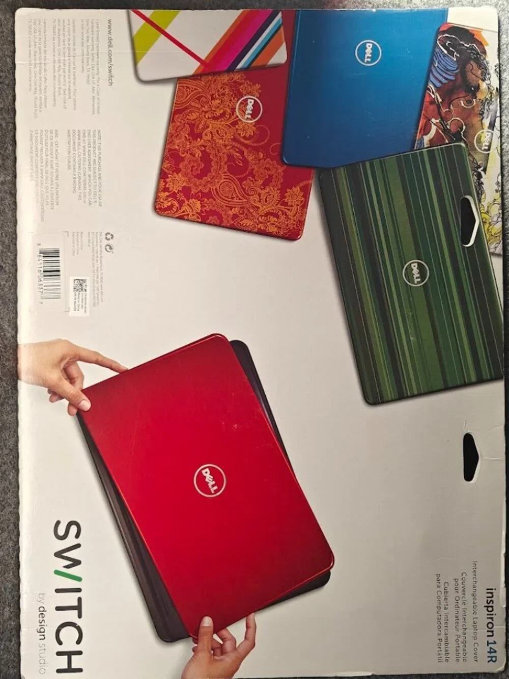 Dell Inspiron 14R SWITCH Interchangeable Laptop Cover Blue NEW